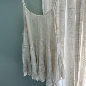 PAC SUN tiered white tank